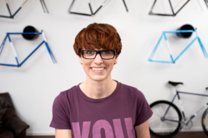 Woman & Bike Frames